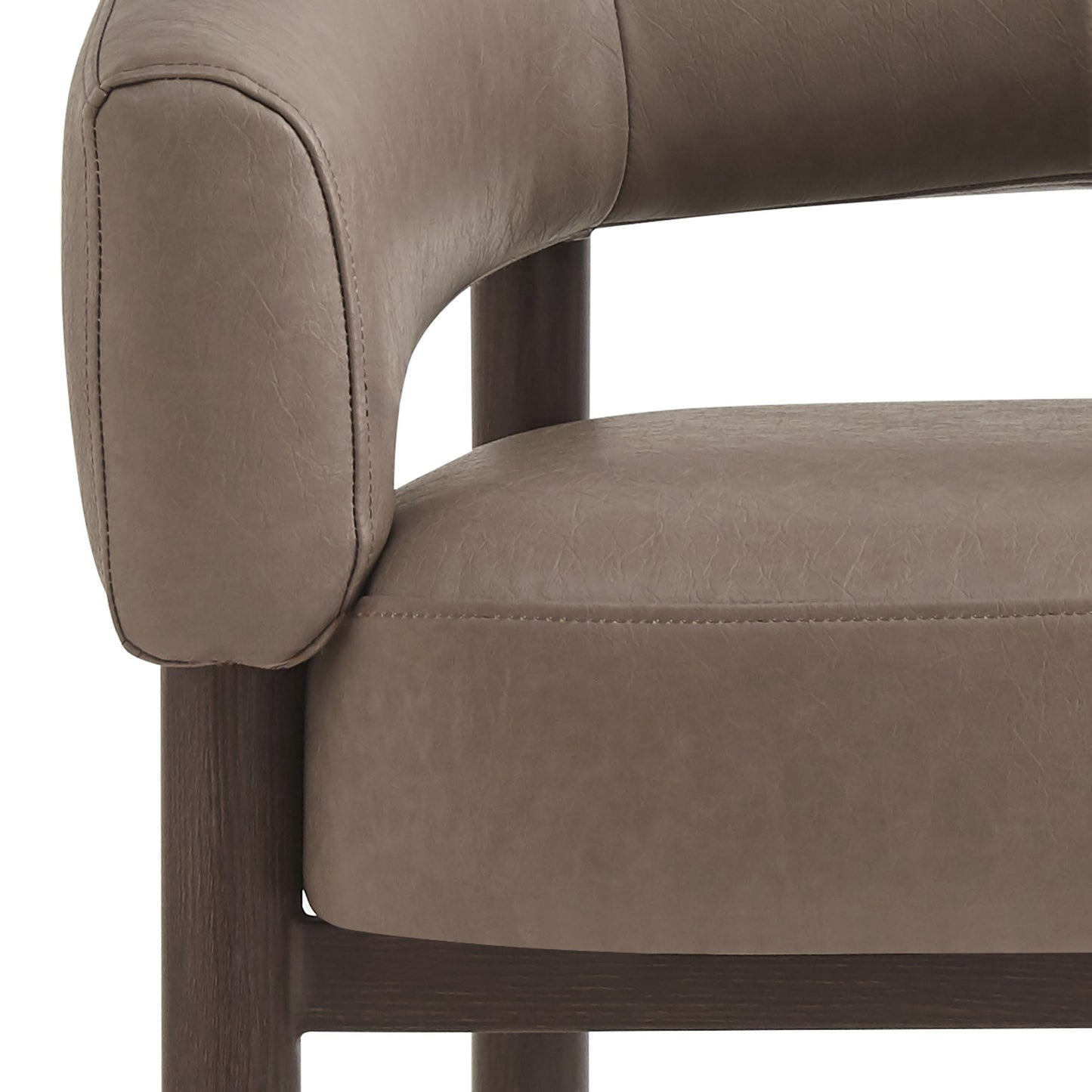 Allegra Accent Chair Dark Taupe