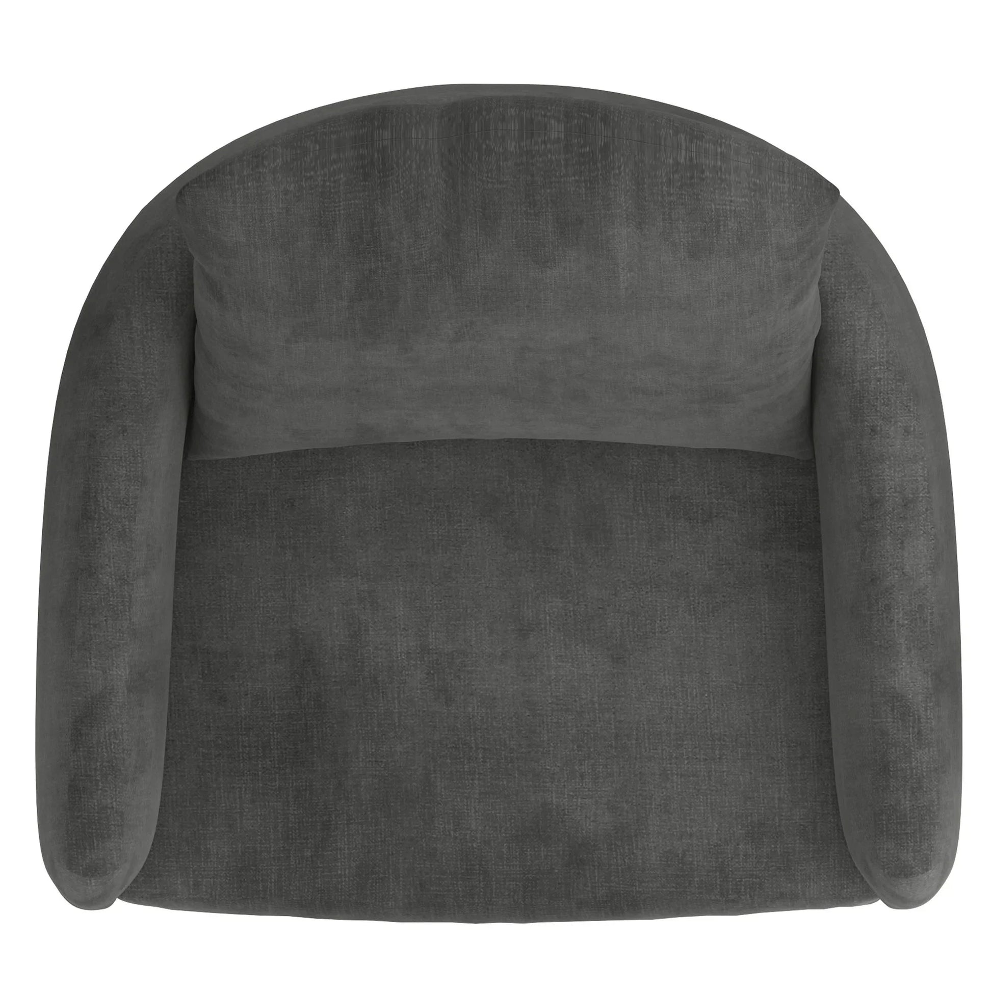 PETRIE-ACCENT CHAIR-CHARCOAL/BK LEG - Furniture Depot