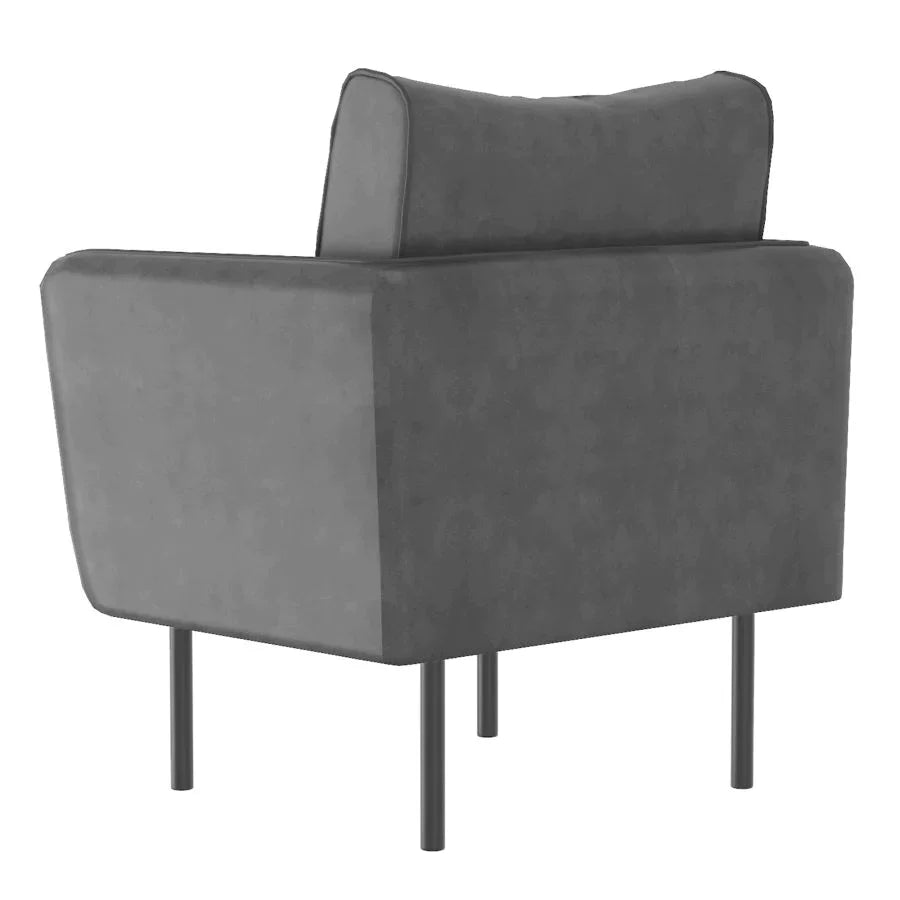 Ryker Accent Chair in Grey - Furniture Depot