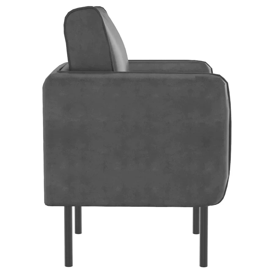 Ryker Accent Chair in Grey - Furniture Depot