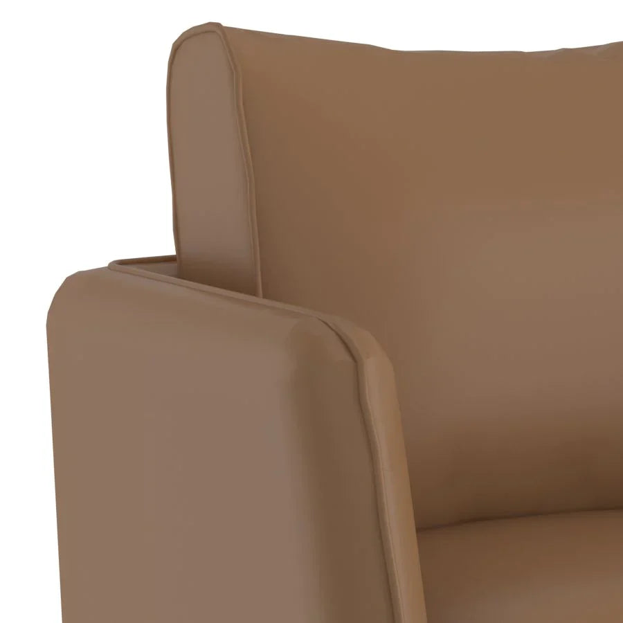 Ryker Accent Chair in Saddle - Furniture Depot