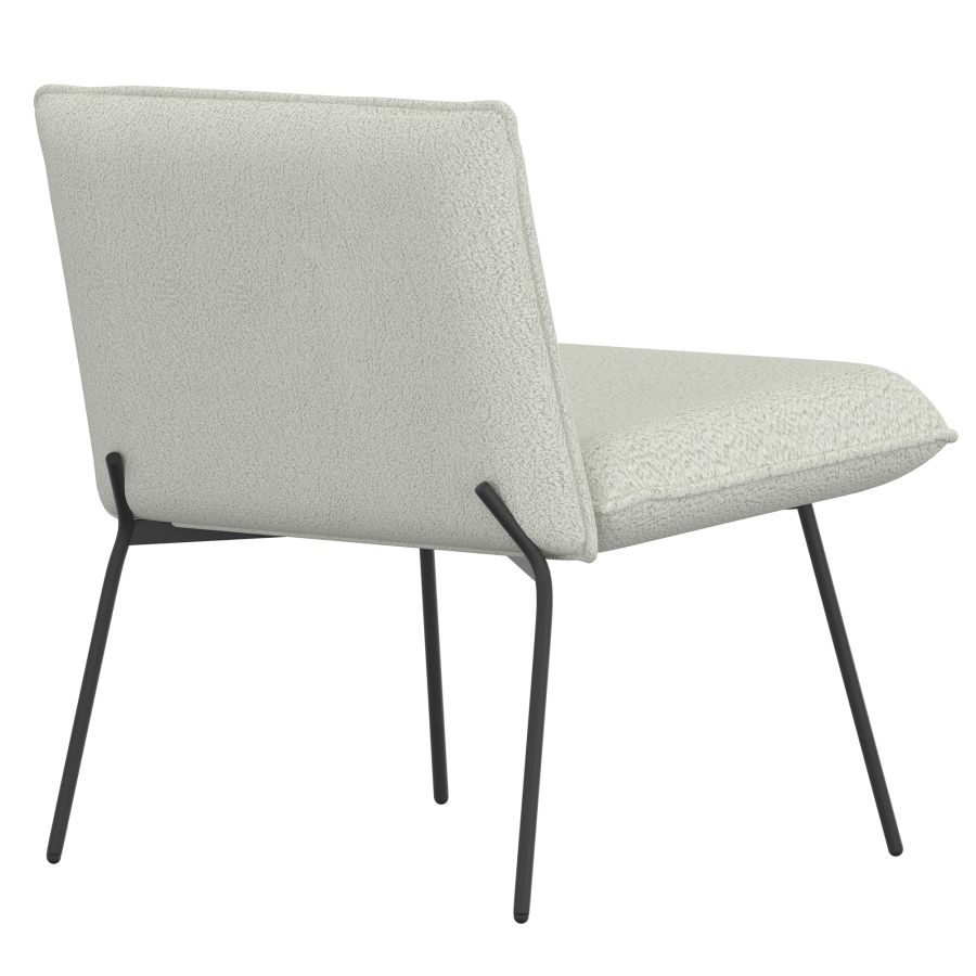 Gigi Accent Chair in Cream Boucle Fabric