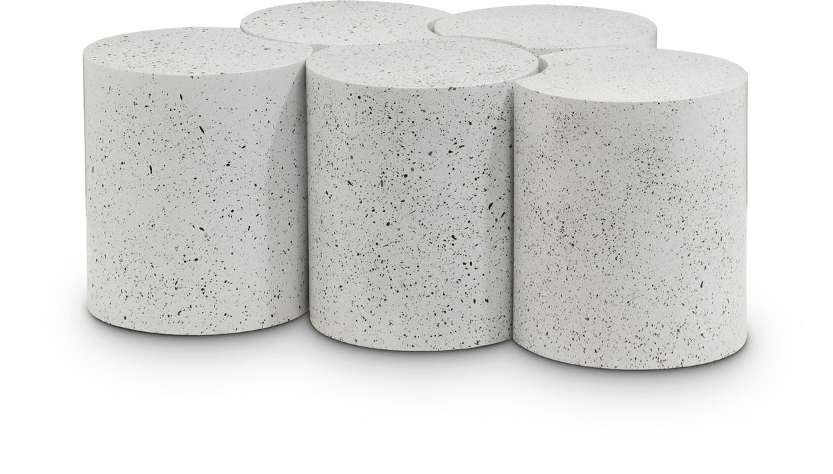 Dimple - 5 Piece Modular Coffee Table - Terazzo Finish