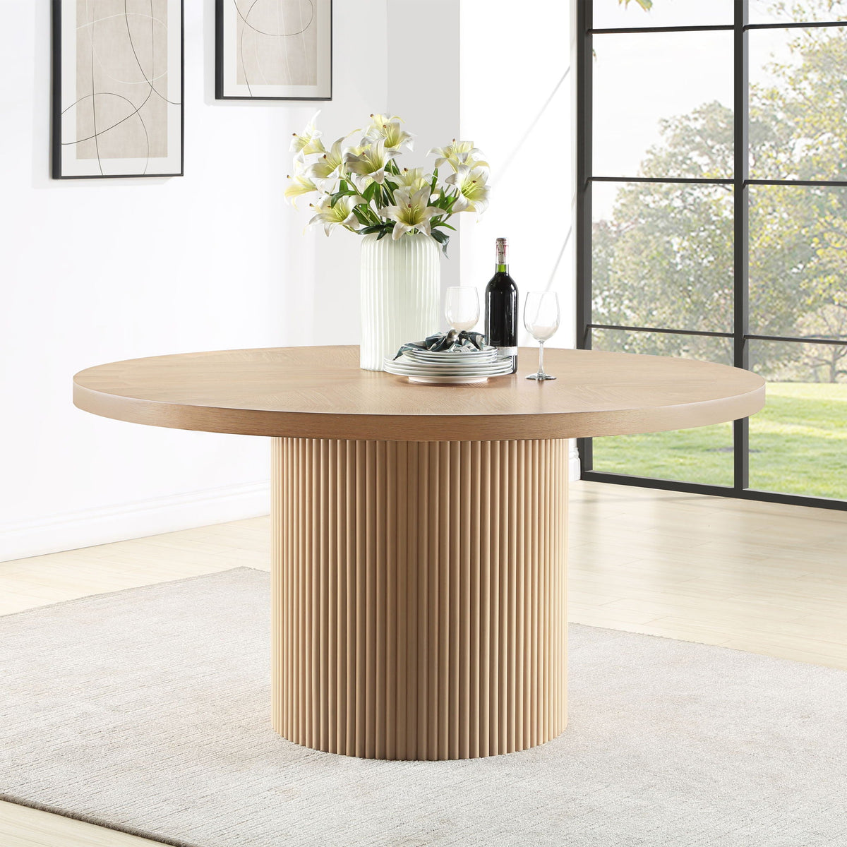 Belinda - Oak Veneer Table