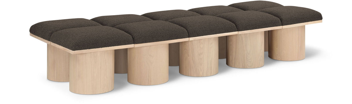 Pavilion - 10 Piece Modular Bench With Natural Base