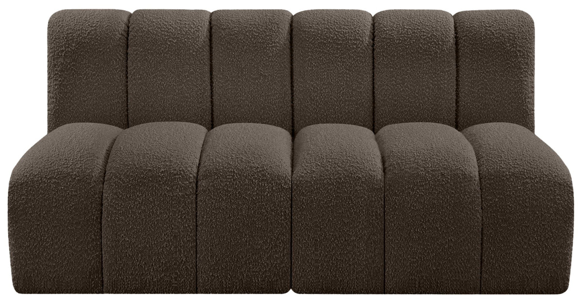 Arc - Boucle Fabric 2 Seats Modular Sofa