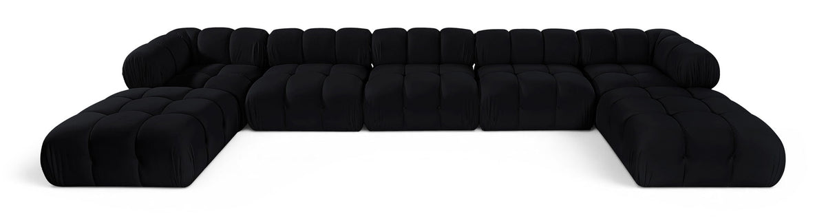 Orin - 7 Piece Modular Sectional (3 Modular Chairs, 2 Corner Chairs & 2 Ottomans)