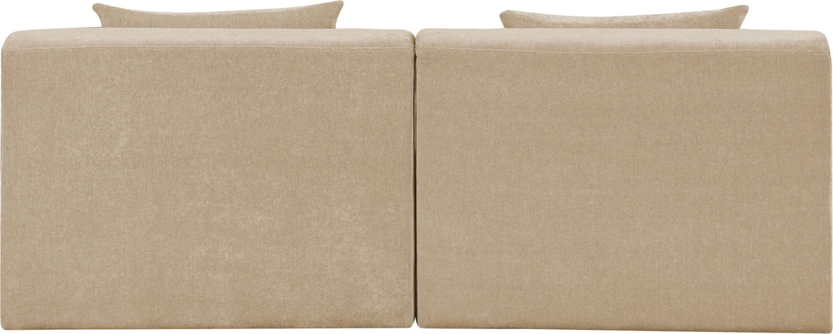 Stellar - 2 Piece 76" Upholstered Modular Armless Loveseat