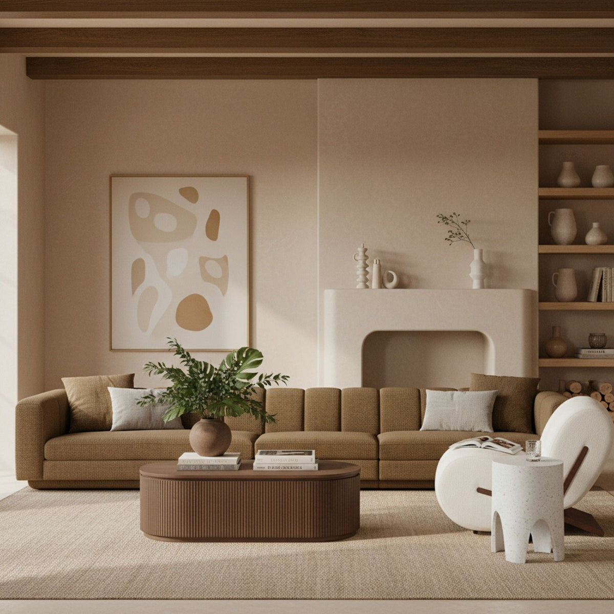 Modari - Sectional - Brown