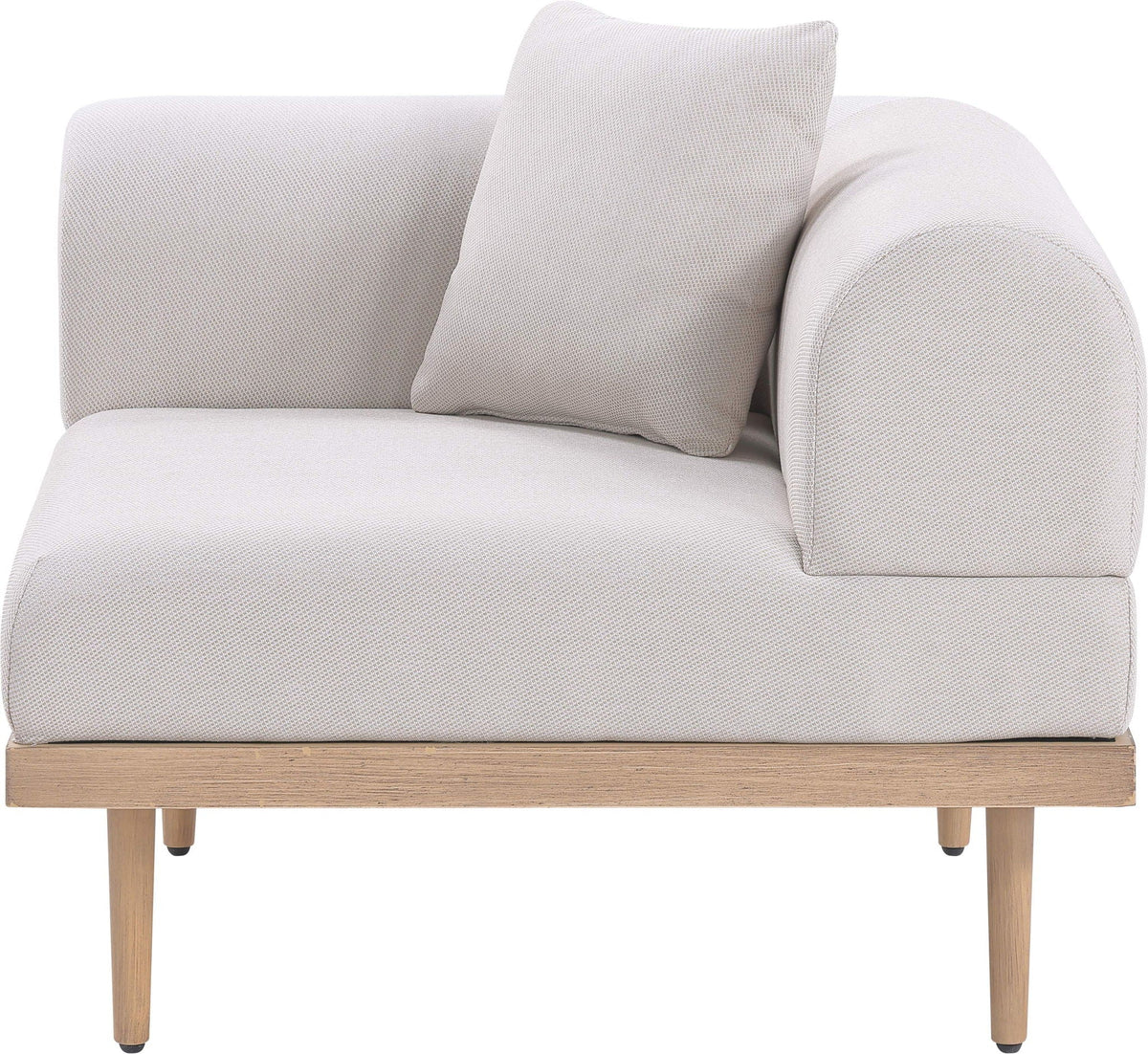 Laguna - Resilient Water Resistant Fabric Upholstered Outdoor Patio Modular Corner Chair