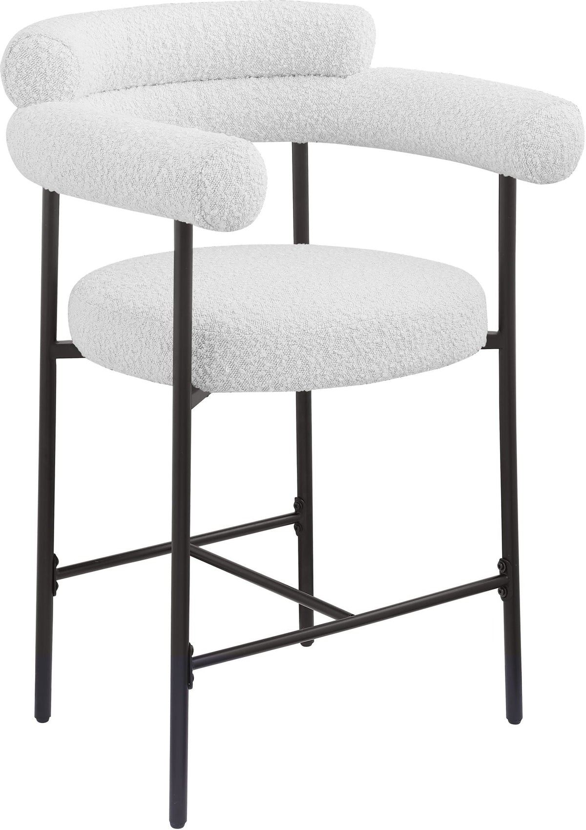 Blake - Counter Stool With Black Base (Set of 2)