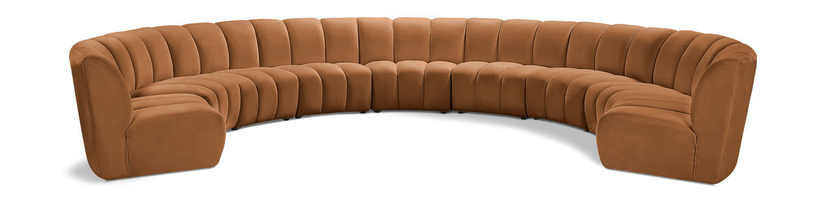Infinity - 9 Piece Modular Sectional - Saddle