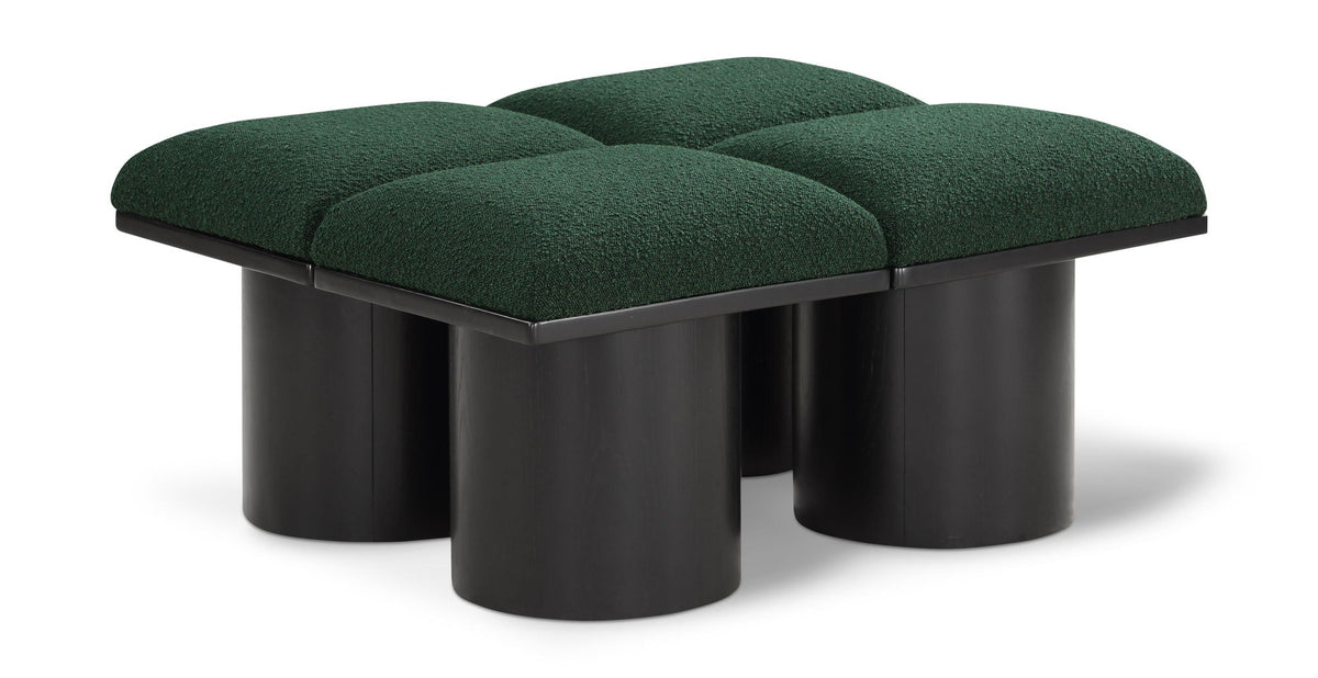 Pavilion - 4 Piece Modular Bench With Black Base