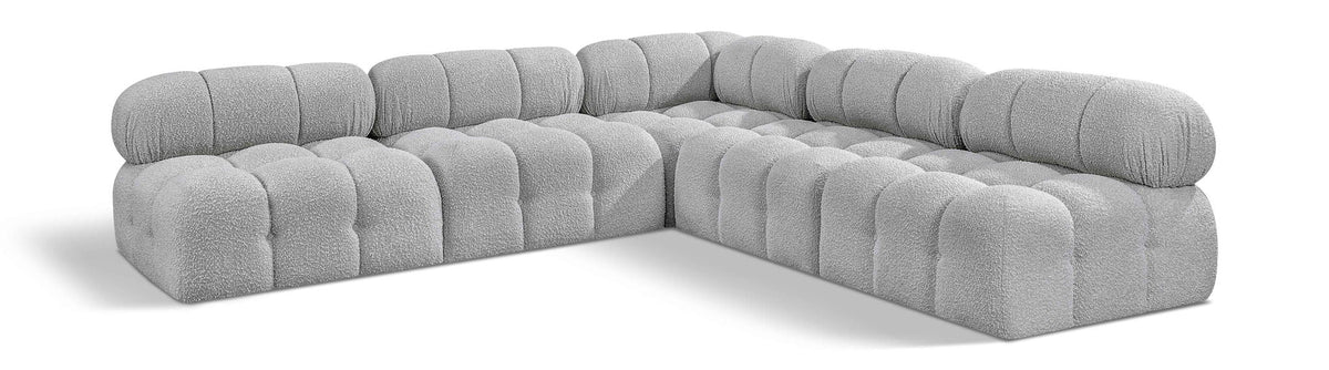 Ames - 5 Piece Fabric Modular Corner Sectional