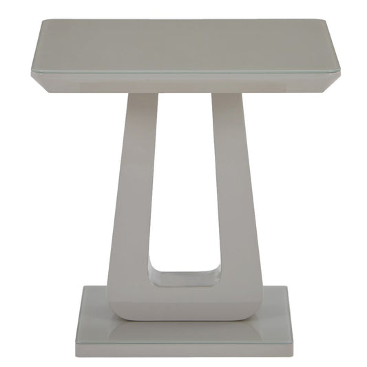 Corvus Accent Table in Warm Grey