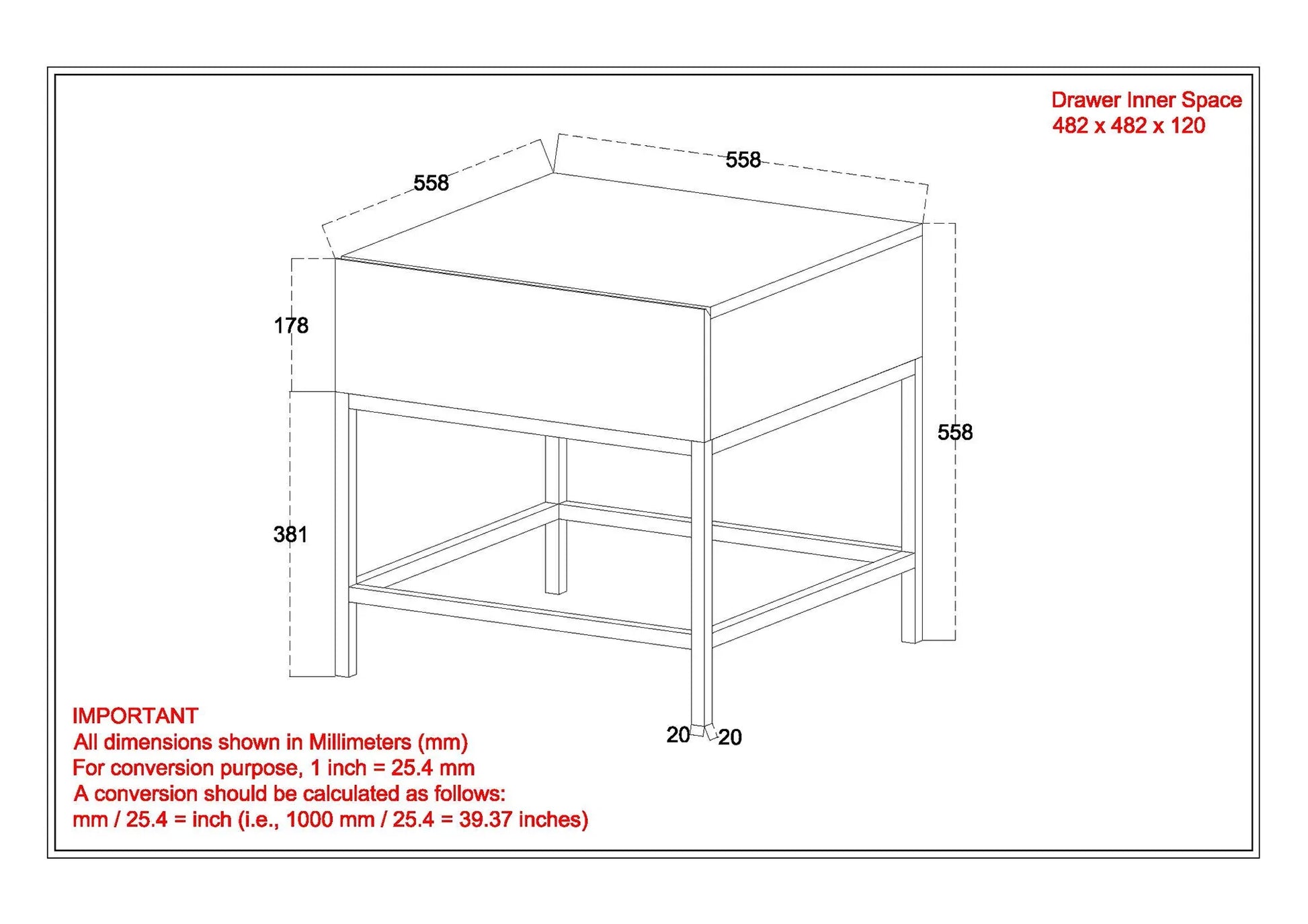 OJAS-ACCENT TABLE-NATURAL BURNT - Furniture Depot