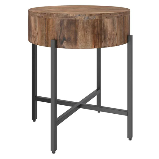 Blox Accent Table in Natural - Furniture Depot