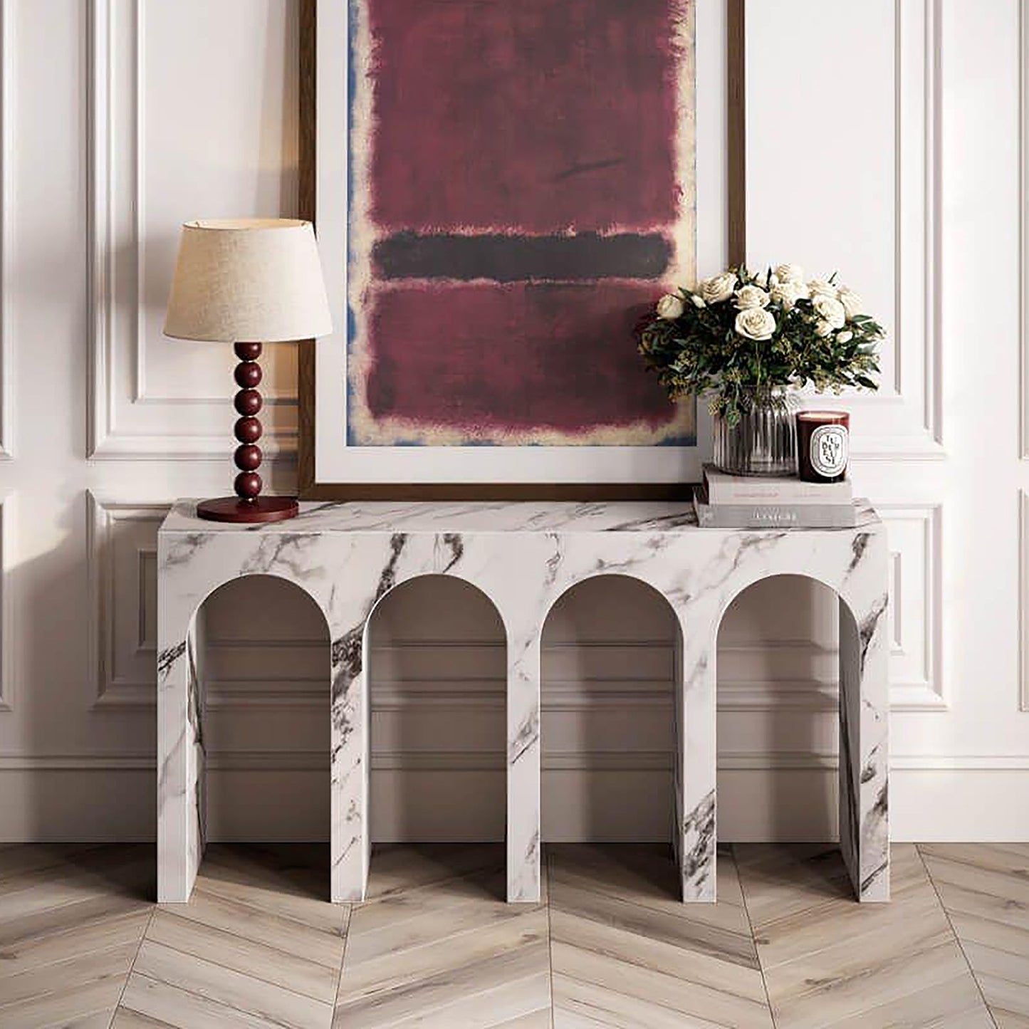 Atticus Grand Console Bulg Wt