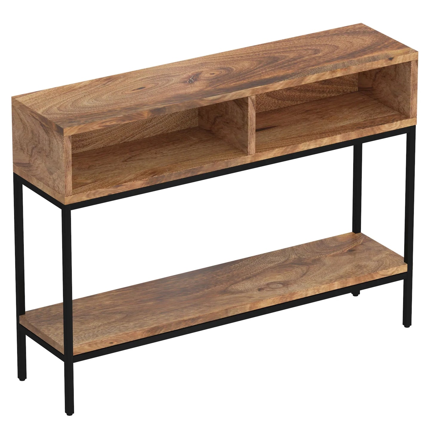 OJAS-CONSOLE TABLE-NATURAL BURNT - Furniture Depot