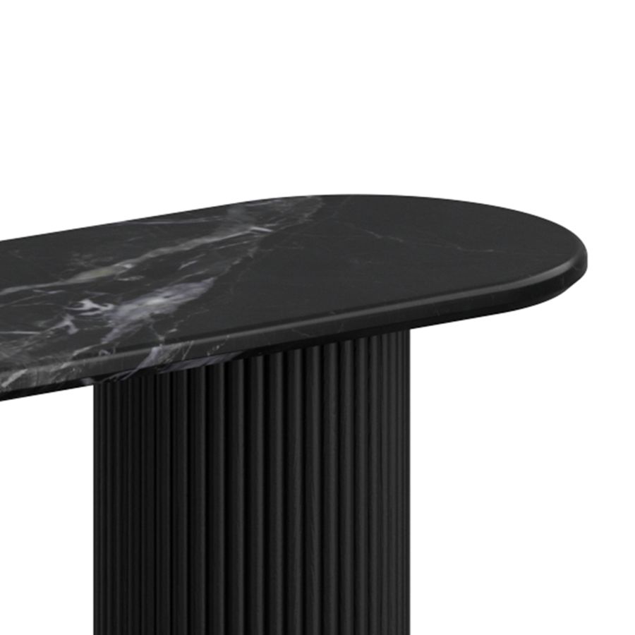 Jilsa Console Table in Black