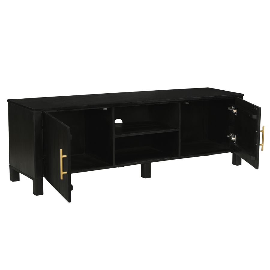 Camden Media Cabinet in Black