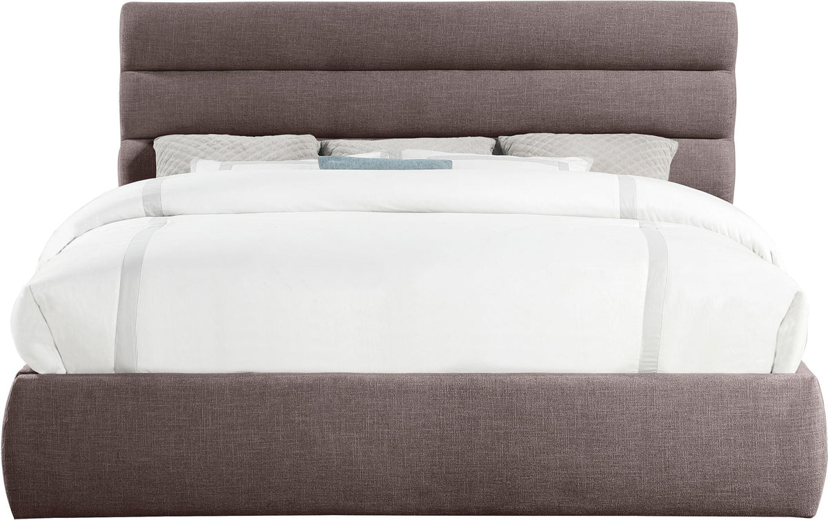 Adam - Linen Fabric Bed With 52" Headboard