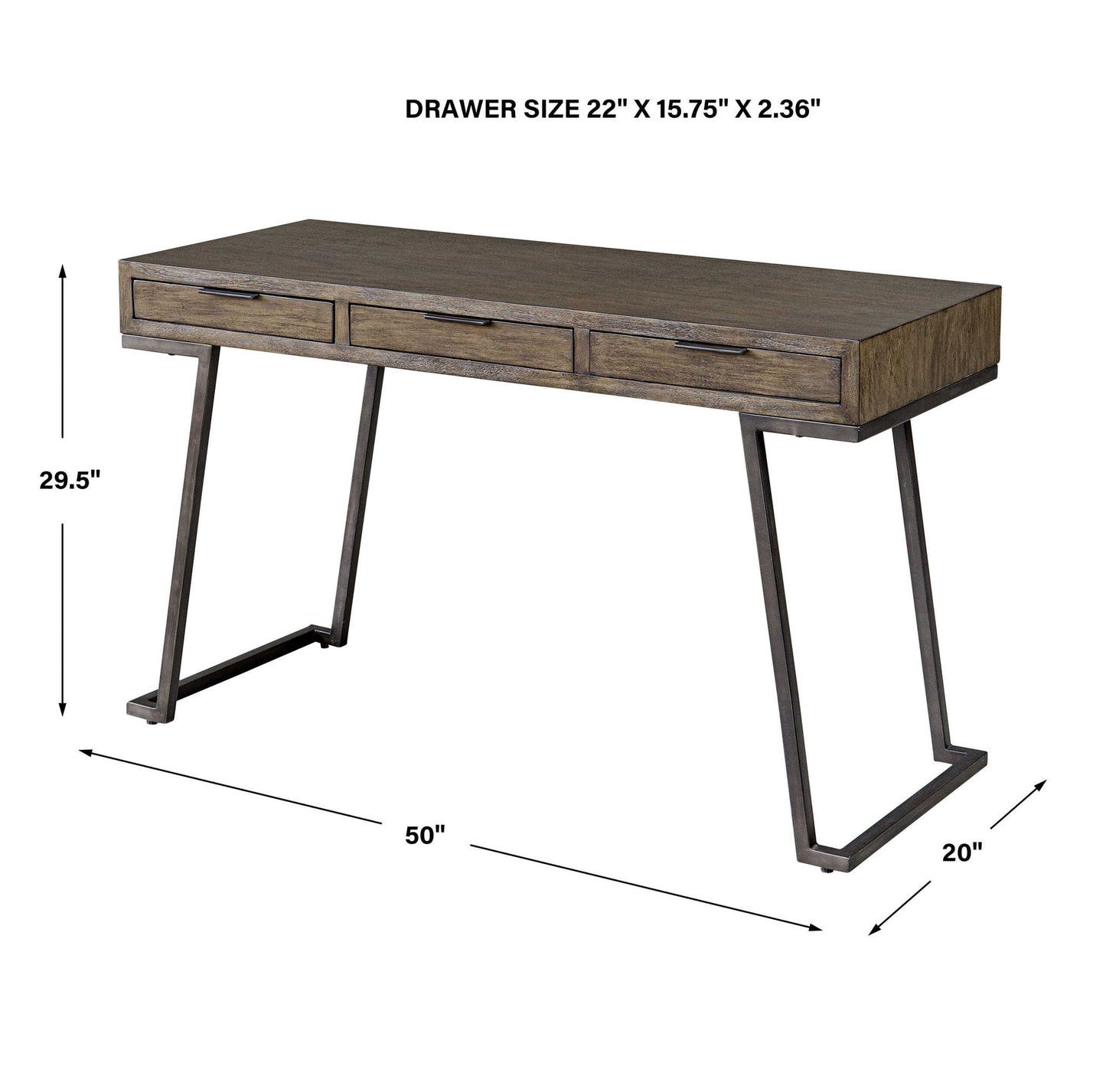 Comrade - Natural Wood Desk
