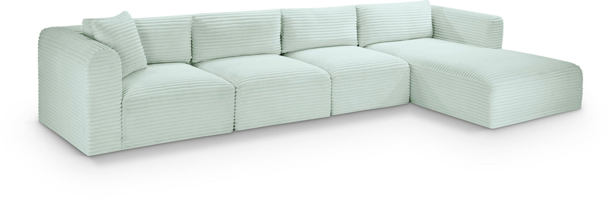 Shaggy - 4 Piece Modular Sectional