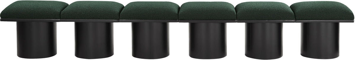 Pavilion - 6 Piece Modular Bench With Black Base