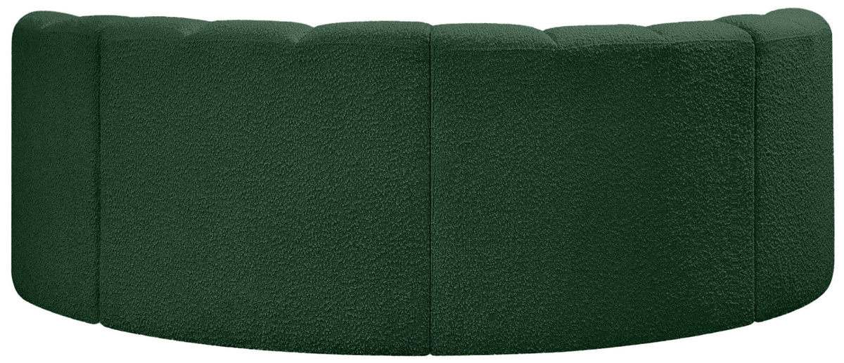 Arc - Boucle Fabric 4 Piece U-Shaped Modular Sofa