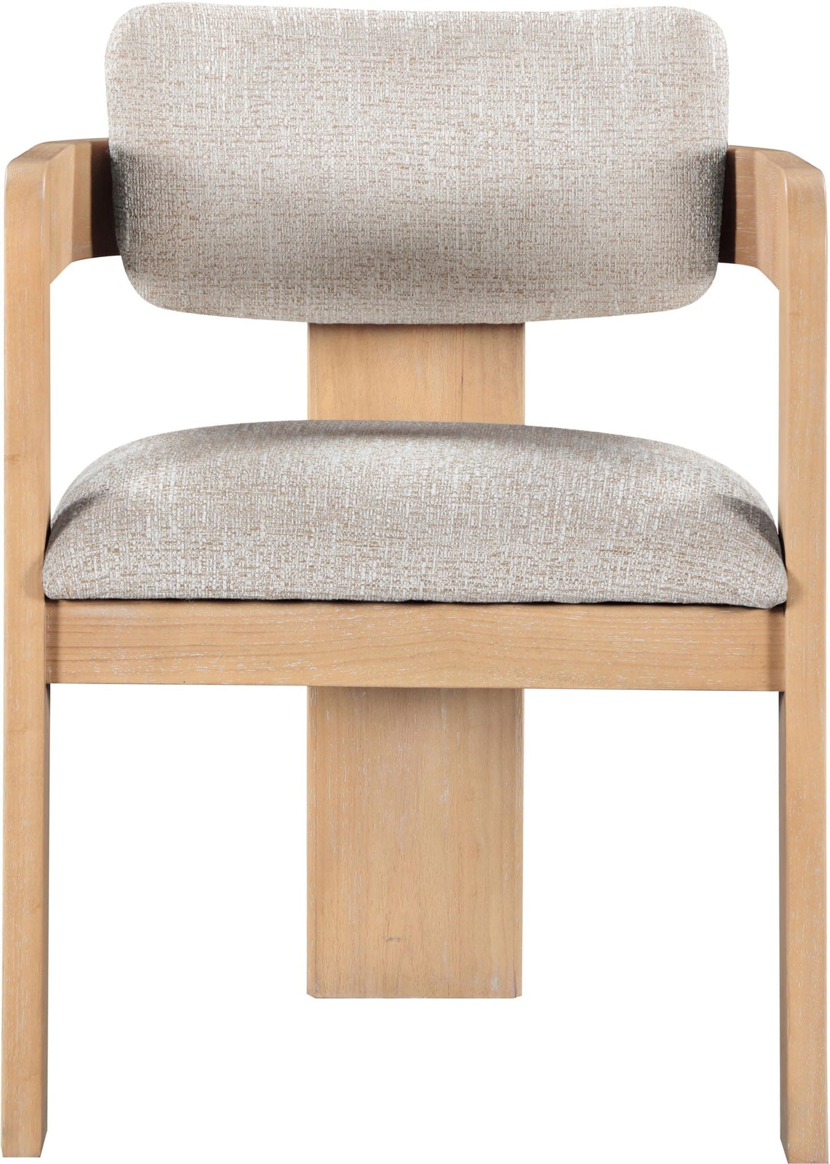 Sacha - Linen Dining Chair With Natural Base (Set of 2)
