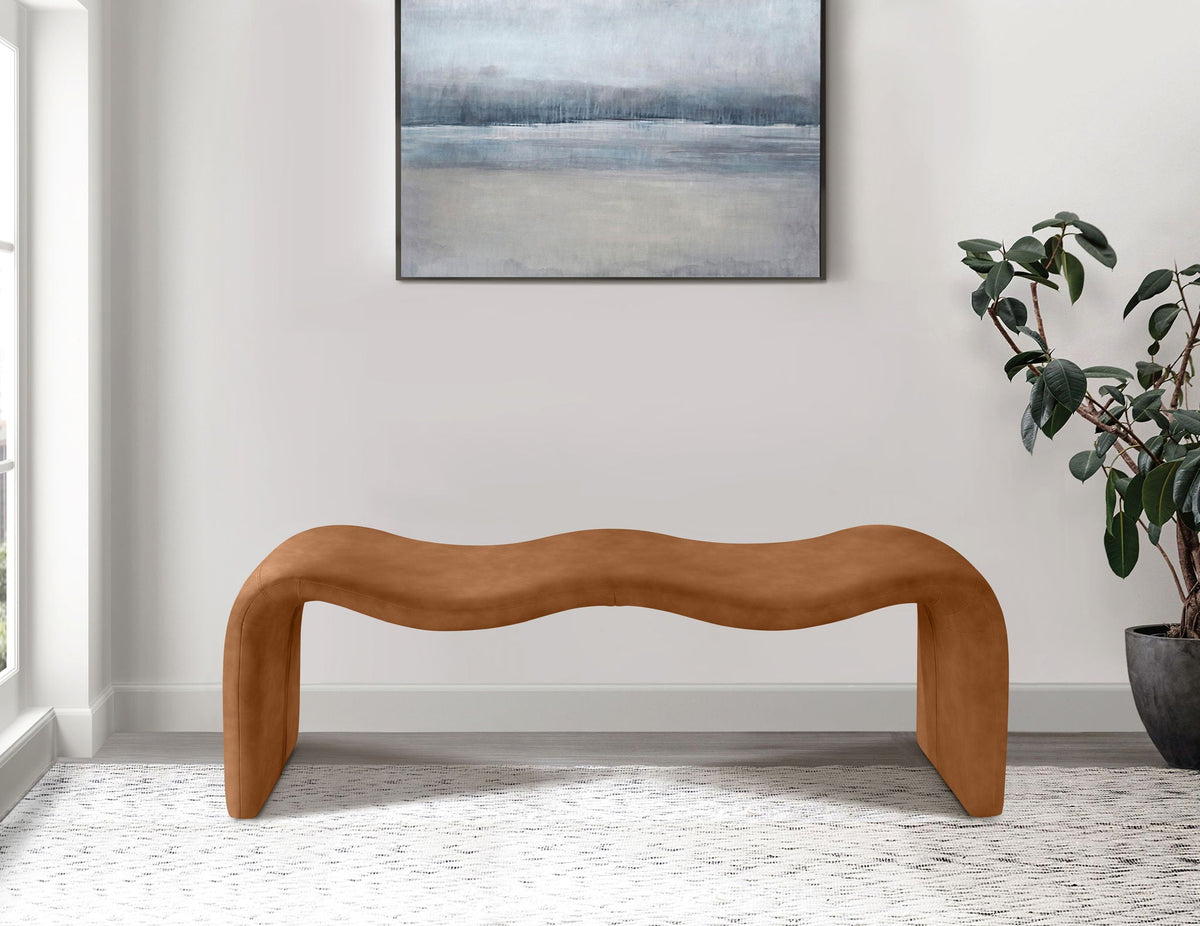 Willow - Faux Leather Bench