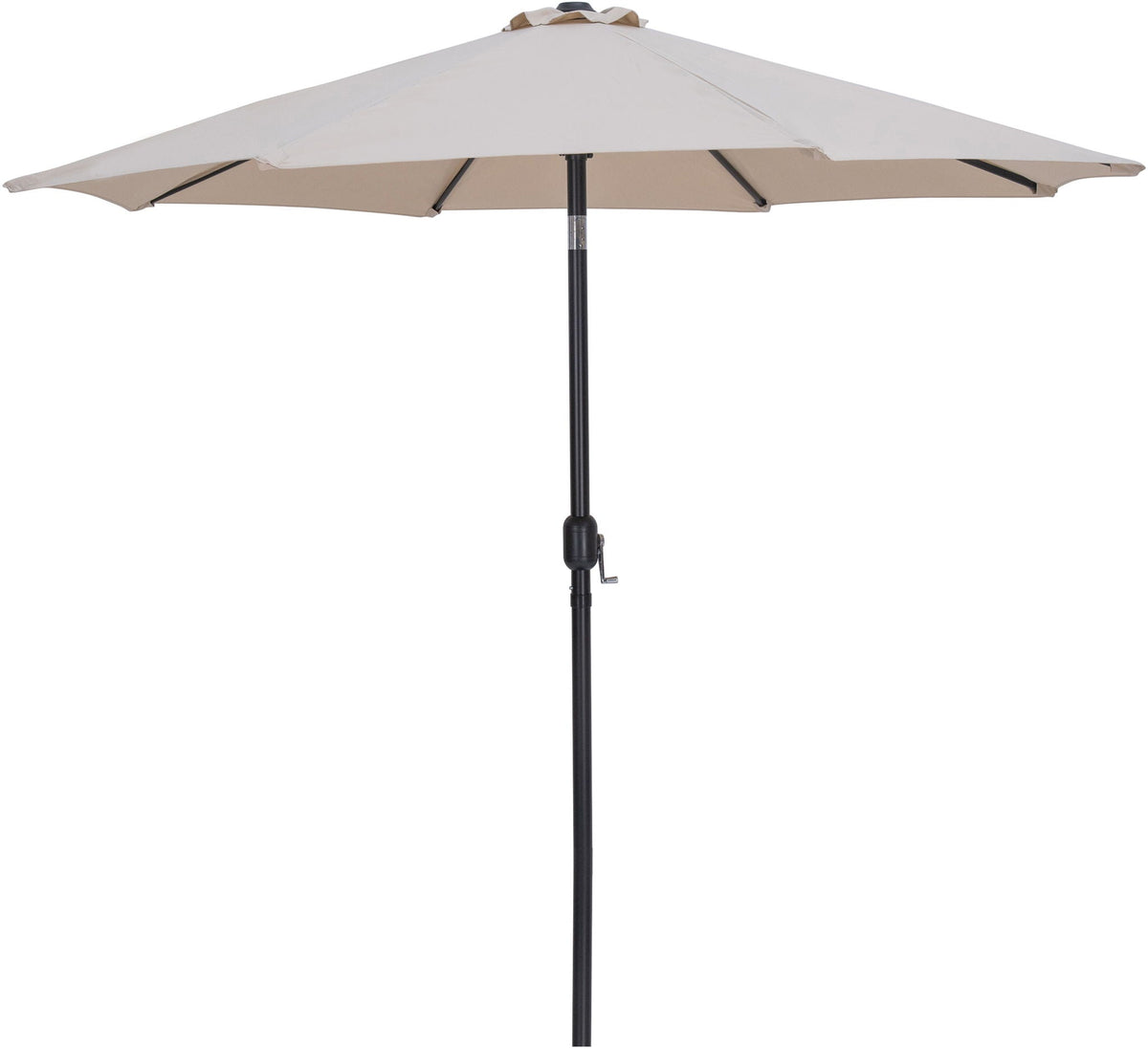 Fiji - Aluminum Patio Umbrella With Square White And Black Base