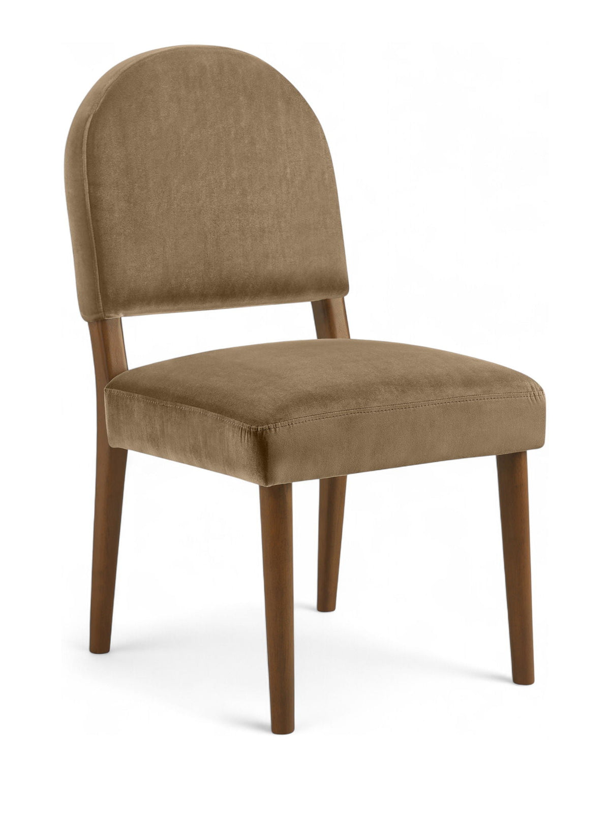 Varinelle - Velvet Dining Chair (Set of 2) - Walnut Frame