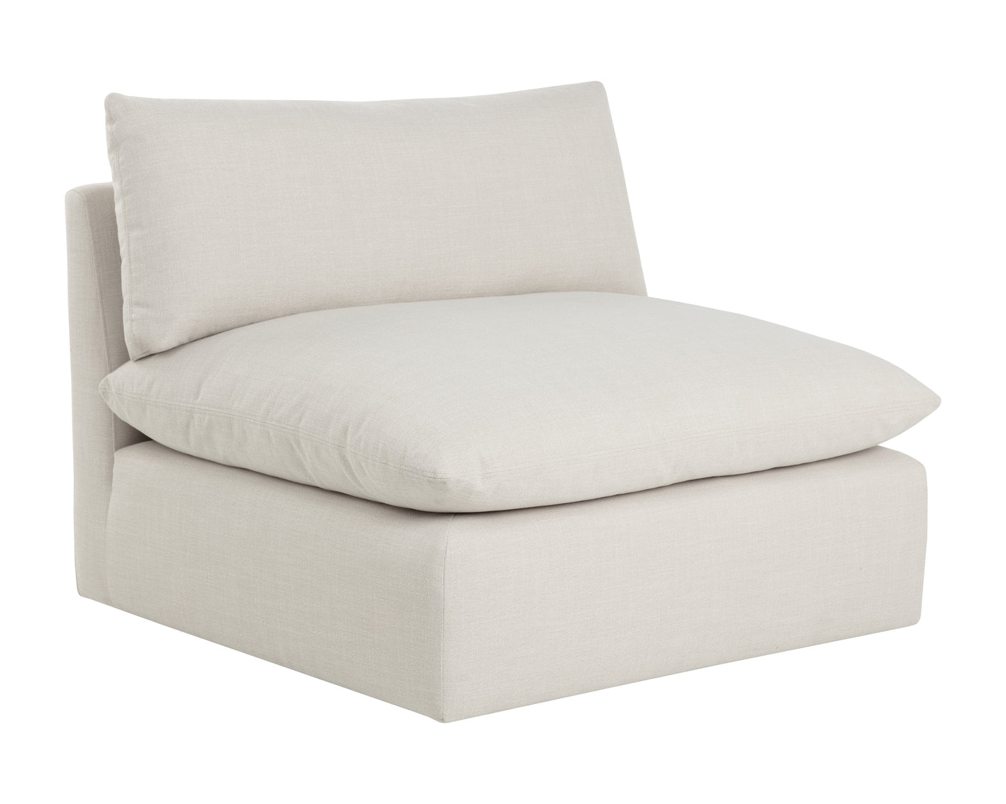 Reve Modular - Armless Chair - Effie Linen