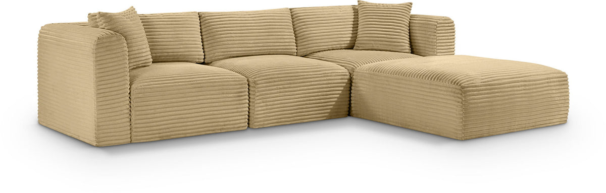 Shaggy - 4 Piece Modular Sectional