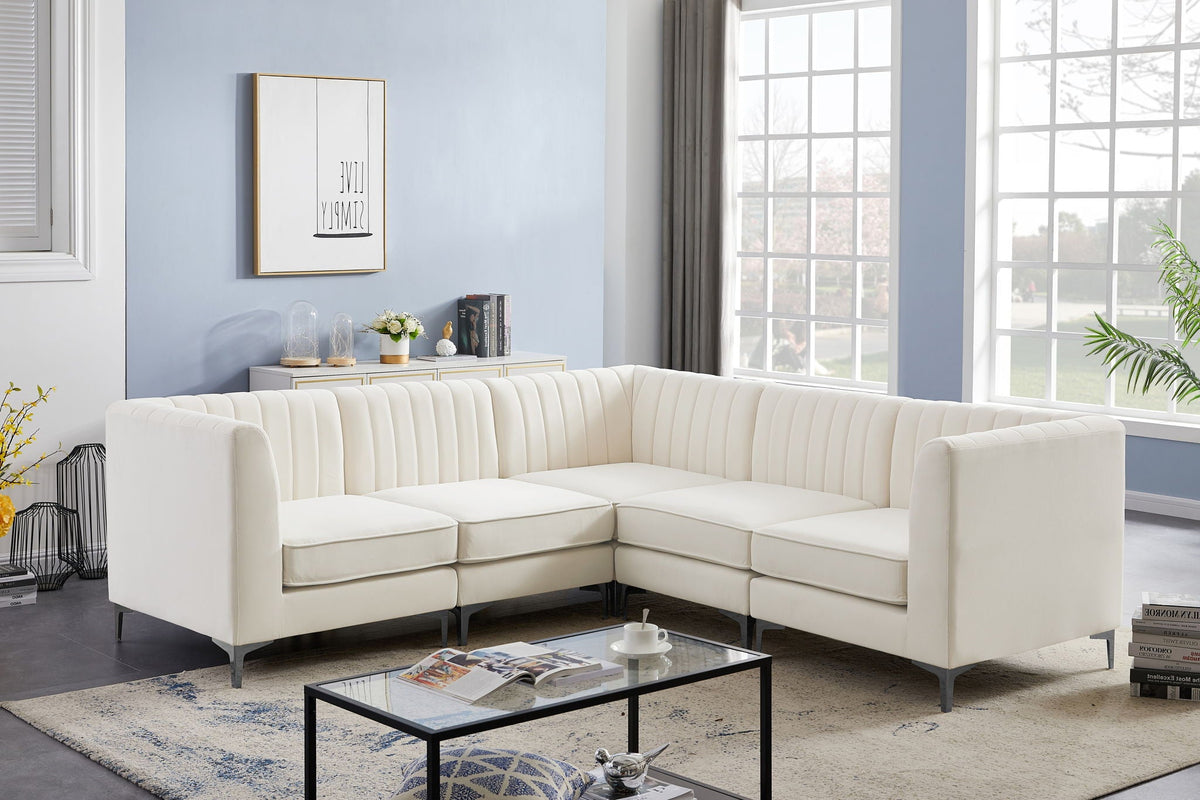 Alina - 5 Piece Modular Corner Sectional
