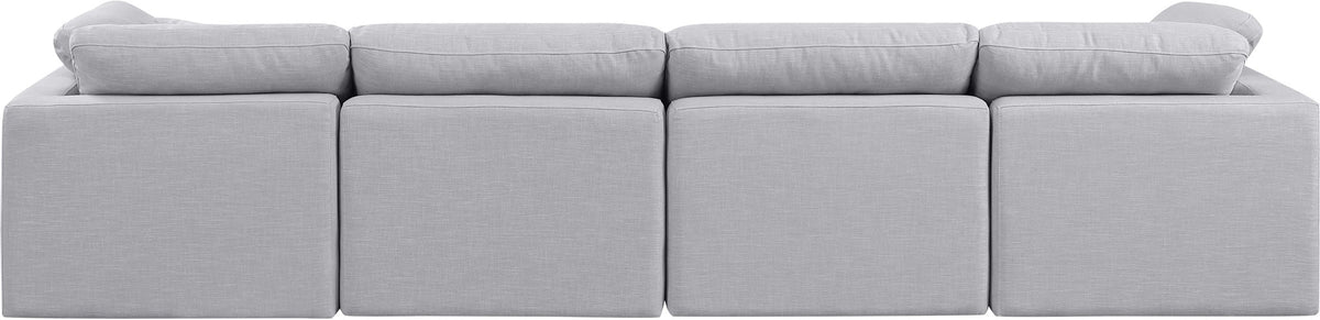 Indulge - Linen 4 Seat Modular Sofa