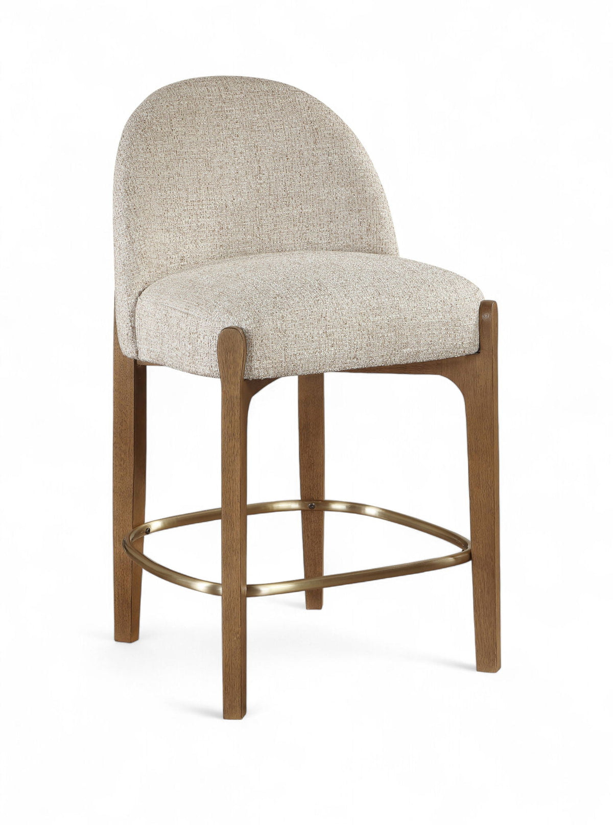Torino - Counter Stool With Brushed Brown Base
