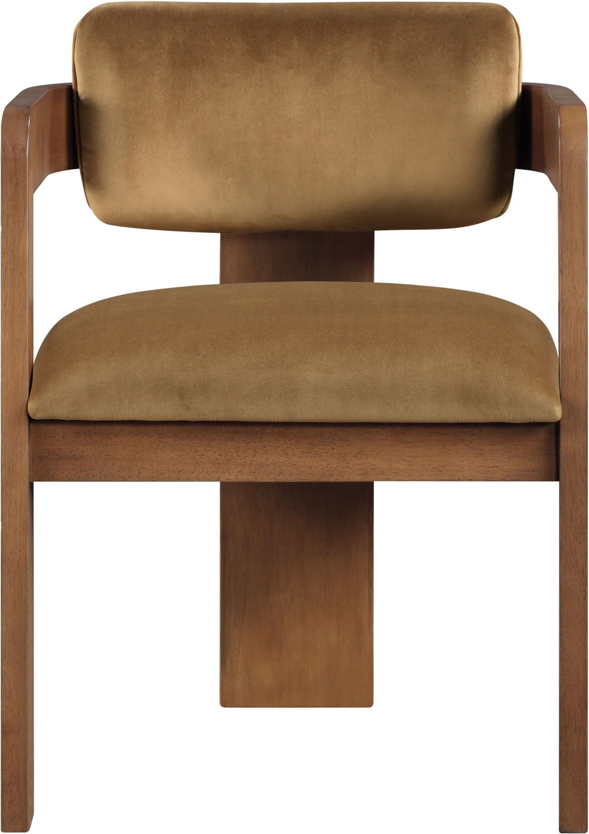 Sacha - Velvet Dining Chair With Brown Base (Set of 2)