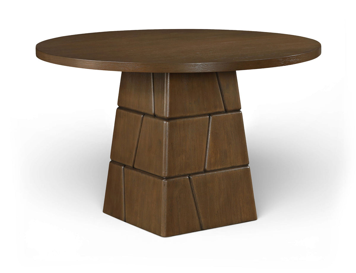Tavio - 48" Oak Veneer And Solid Wood Dining Table