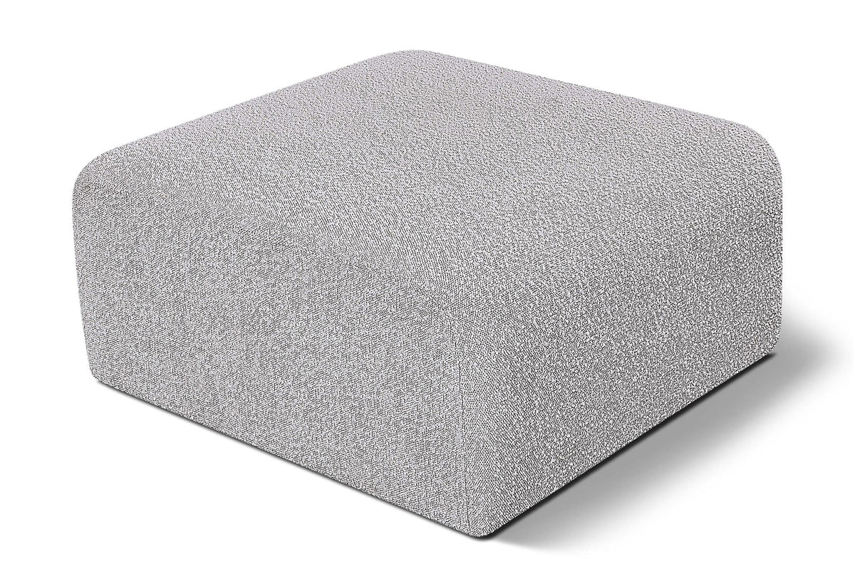 Arc - Boucle Fabric Ottoman