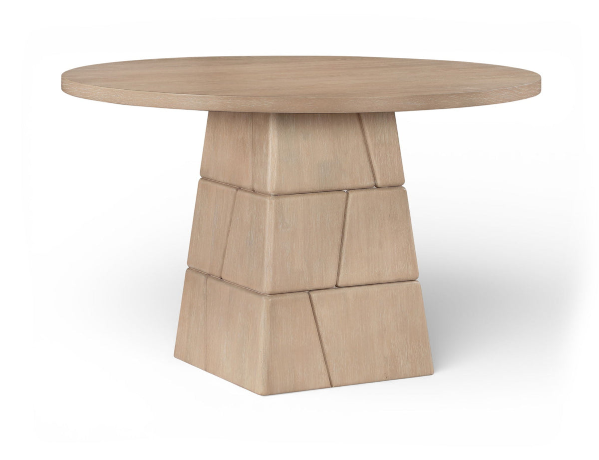 Tavio - 48" Oak Veneer And Solid Wood Dining Table