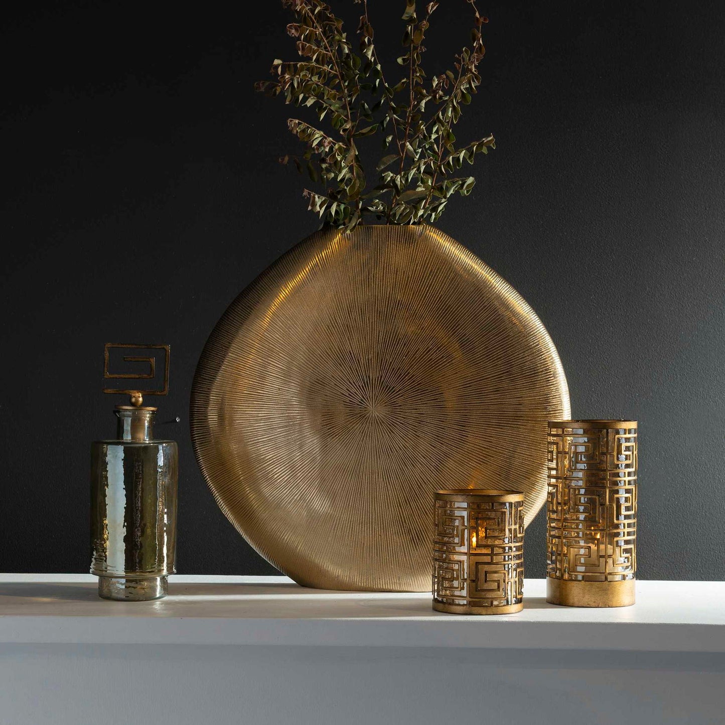 Gretchen - Vase - Black Nickel