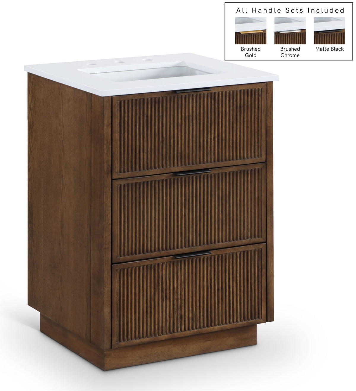 Willard - Engineered Stone And Solid Wood Bathroom Vanity
