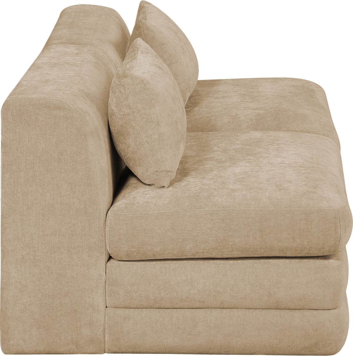 Stellar - 2 Piece 76" Upholstered Modular Armless Loveseat