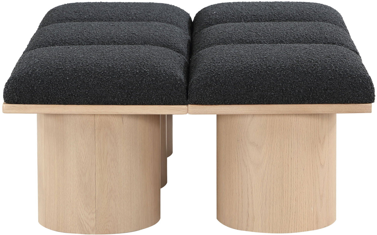 Pavilion - 6 Piece Modular Bench With Natural Base