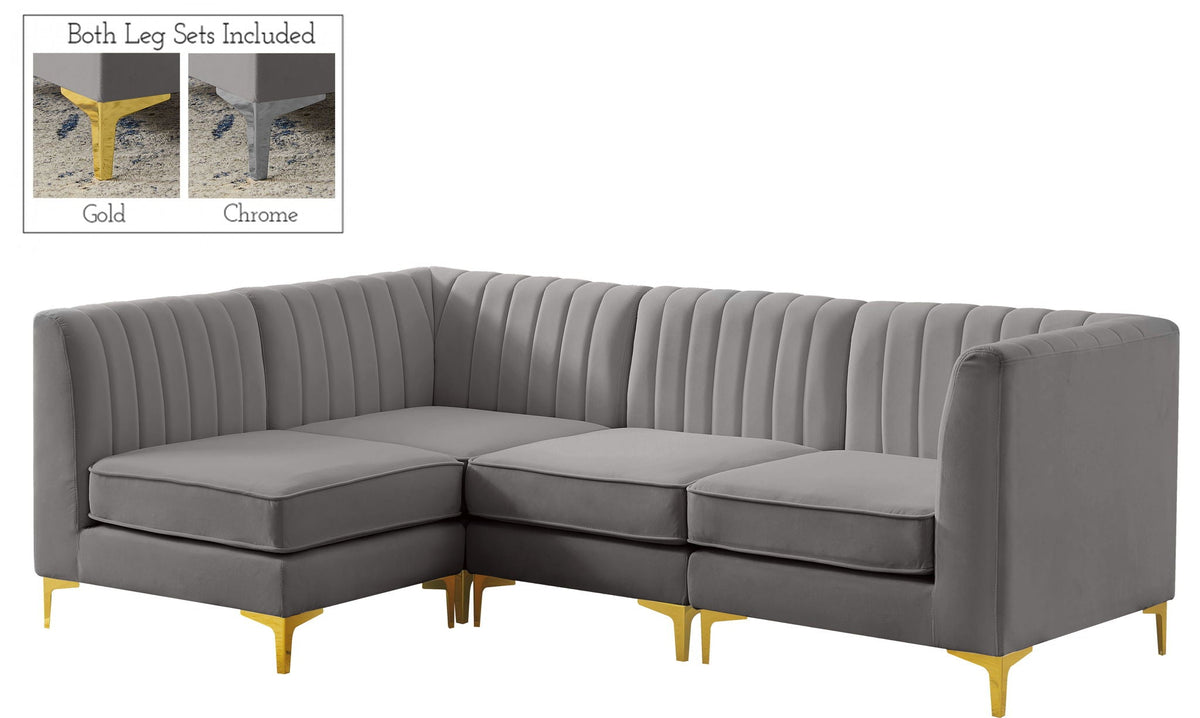 Alina - 4 Piece Modular L-Shaped Sectional