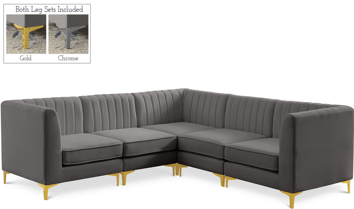 Alina - 5 Piece Modular Corner Sectional