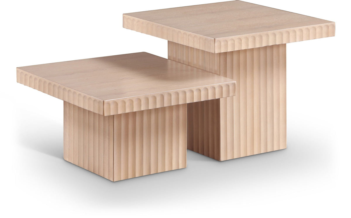 Spencer - Oak Veneer 2 Piece Coffee Table
